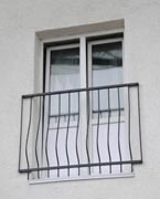 Сварной металлический декоративный французский балкон