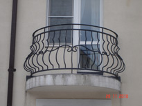 Сварное балконное ограждение