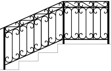 Перила для лестниц