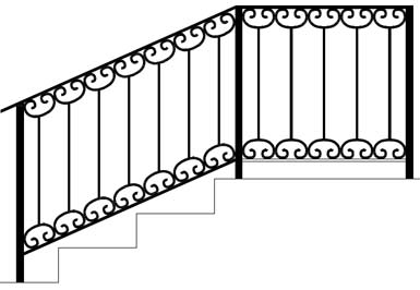 Перила для лестниц
