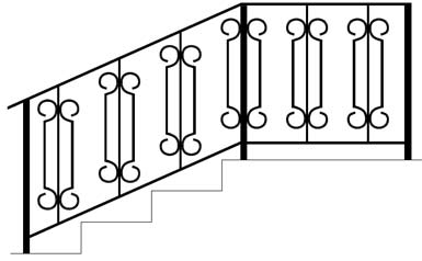 Перила для лестниц